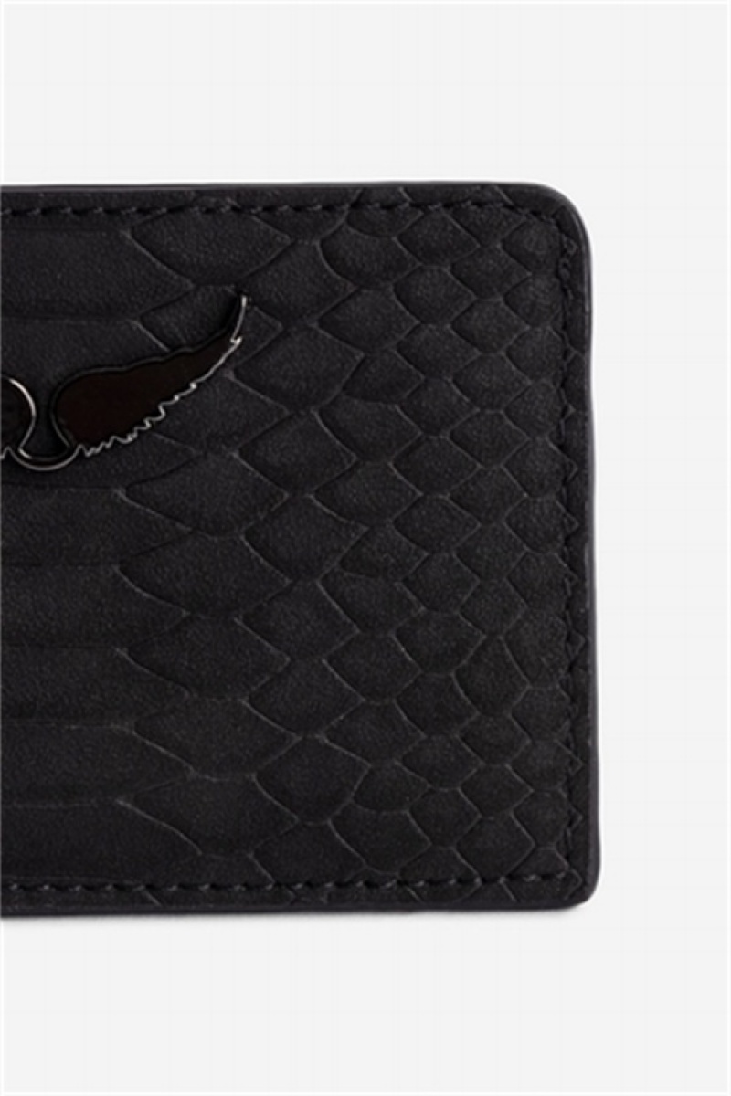 Black Zadig And Voltaire Pass Soft Wallet | ZV-255952