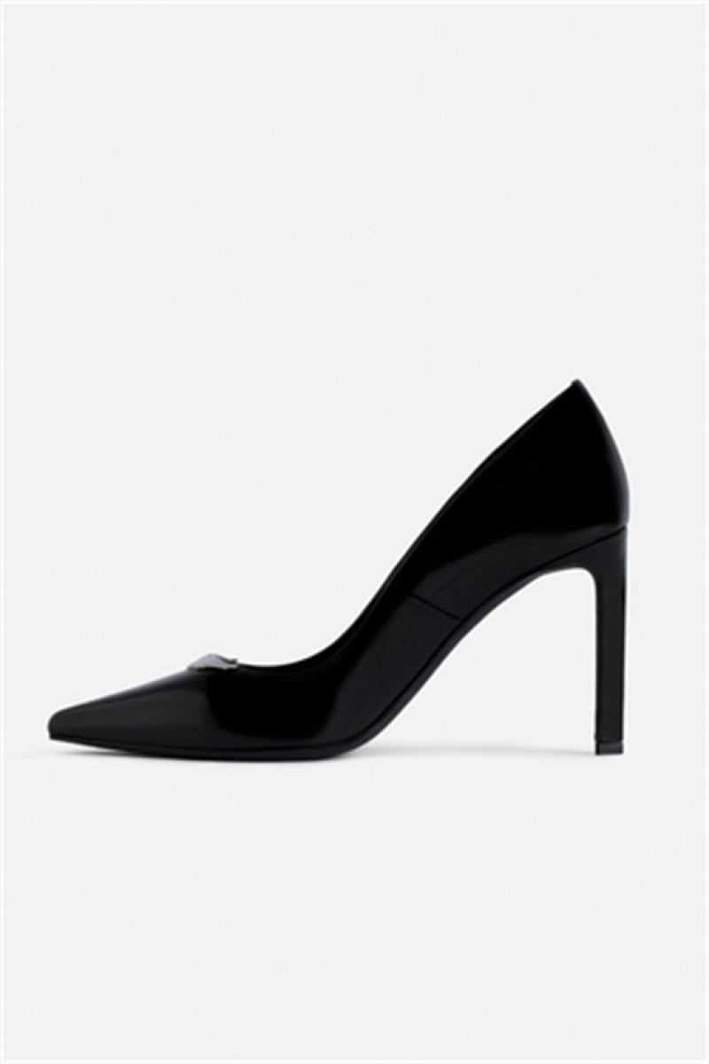 Black Zadig And Voltaire Perfect Court Shoes | ZV-255778