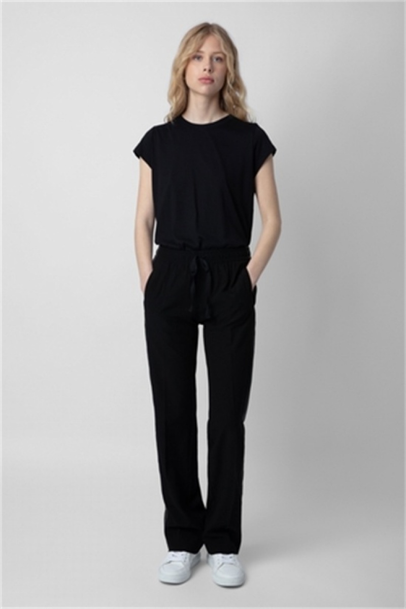 Black Zadig And Voltaire Pomy Pants | ZV-256242