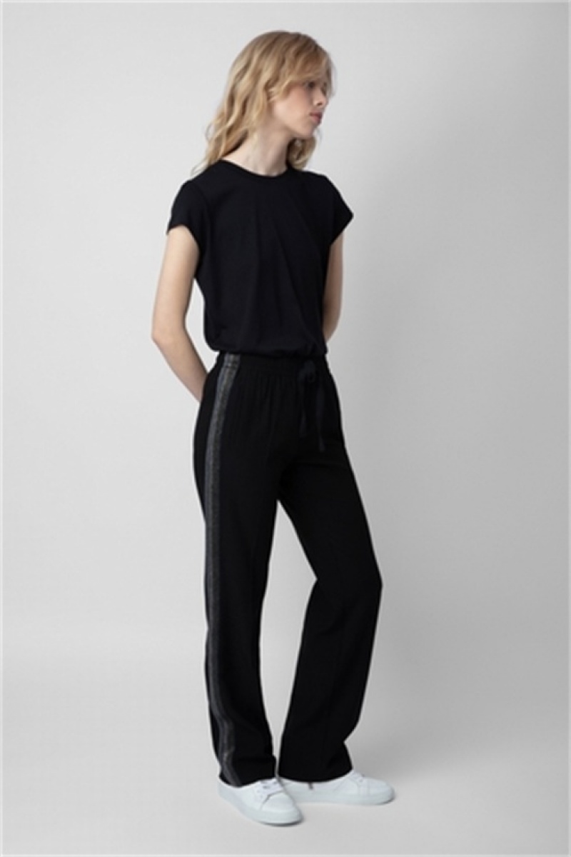 Black Zadig And Voltaire Pomy Pants | ZV-256242