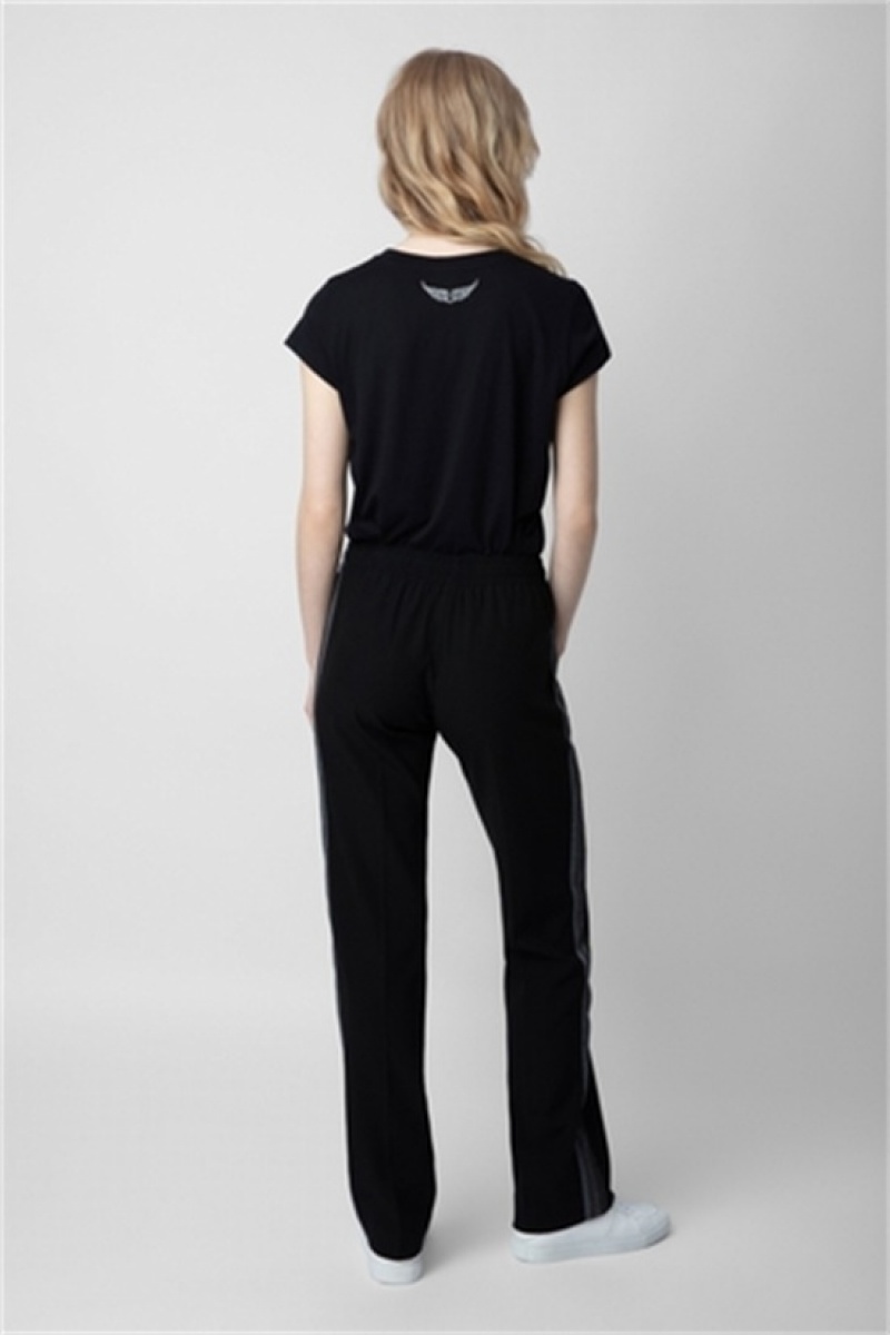 Black Zadig And Voltaire Pomy Pants | ZV-256242