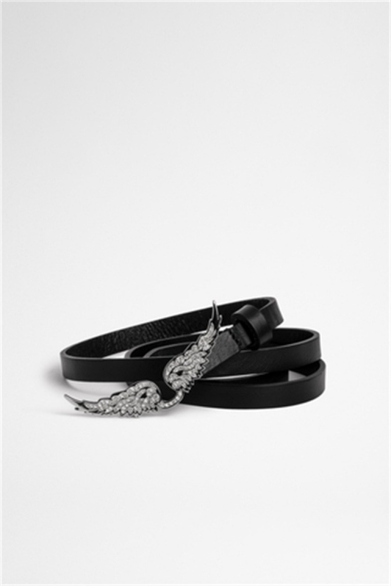 Black Zadig And Voltaire Rock Belt | ZV-255843