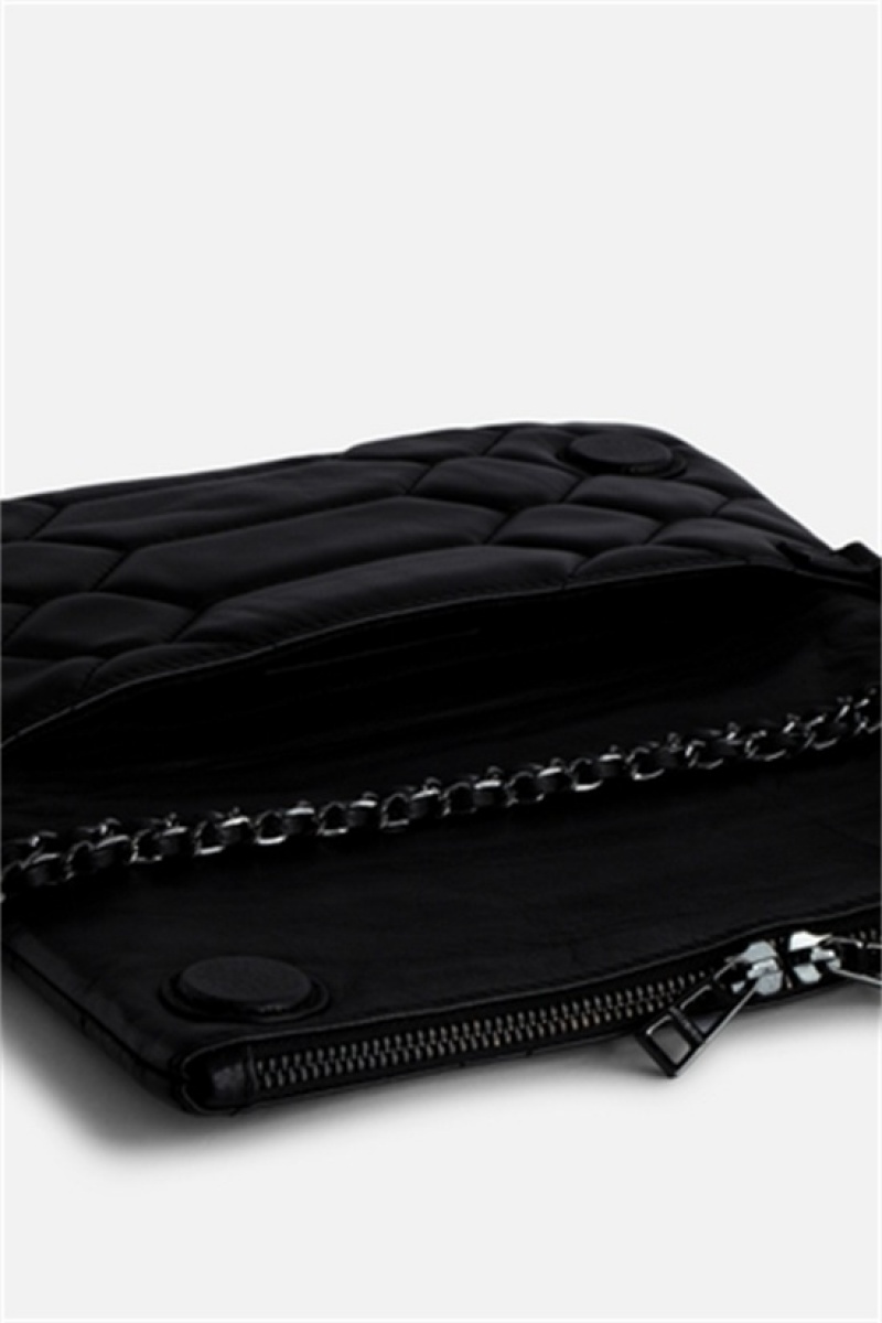 Black Zadig And Voltaire Rock Mat Scale Bag | ZV-256174