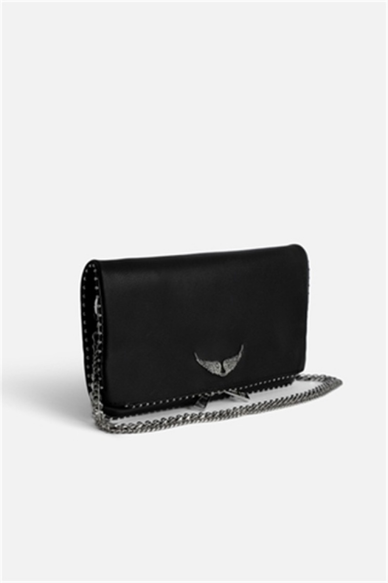 Black Zadig And Voltaire Rock Studs Bag | ZV-256173