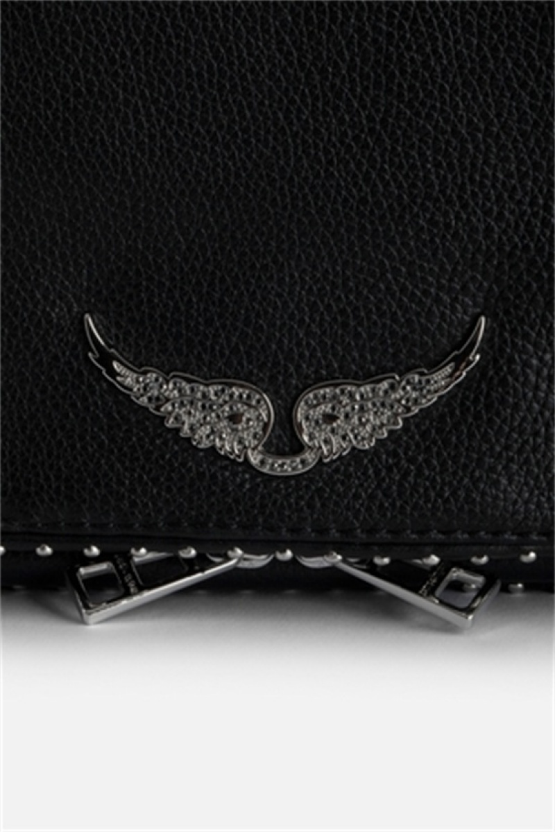 Black Zadig And Voltaire Rock Studs Bag | ZV-256173