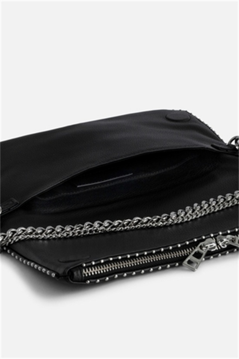 Black Zadig And Voltaire Rock Studs Bag | ZV-256173