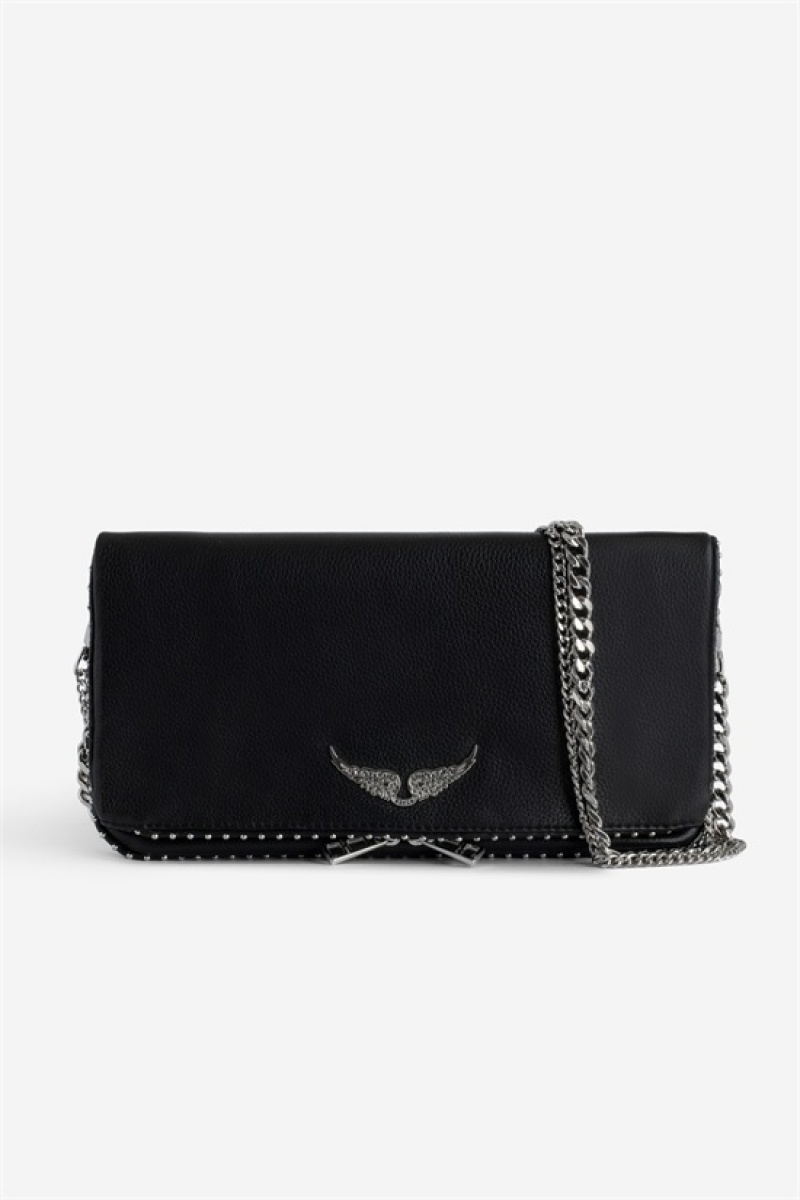 Black Zadig And Voltaire Rock Studs Bag | ZV-256173