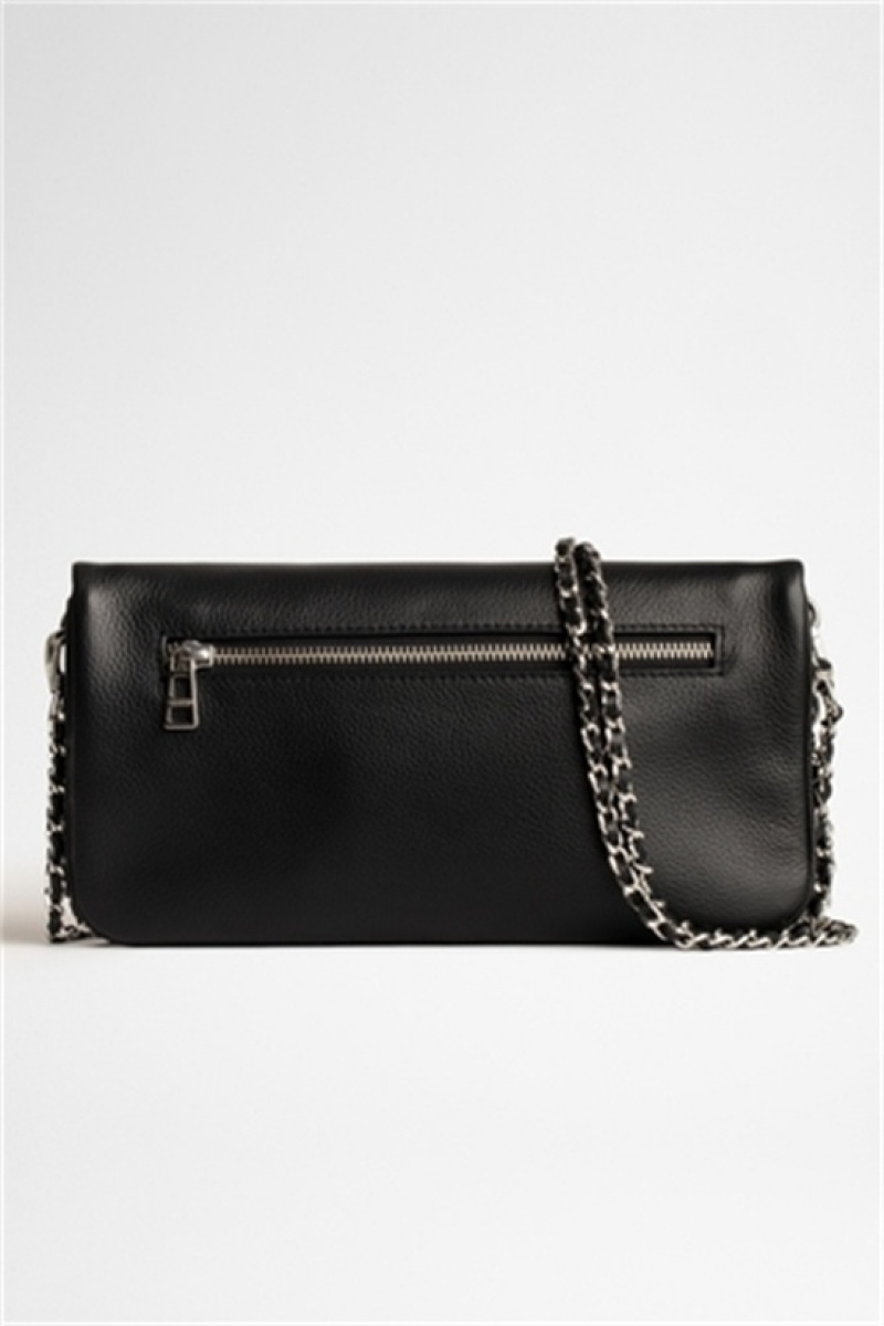 Black Zadig And Voltaire Rock Swing Your Wings Bag | ZV-256180