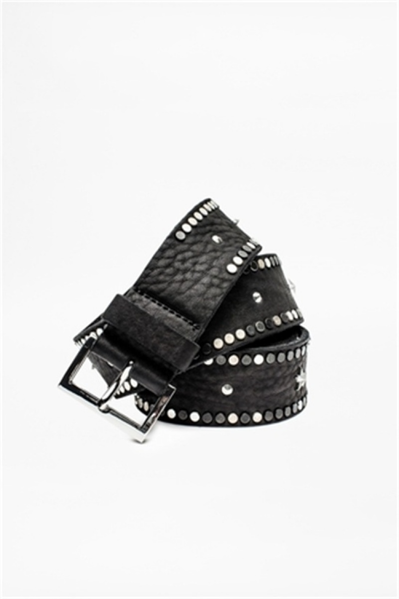 Black Zadig And Voltaire Starlight Belt | ZV-255839