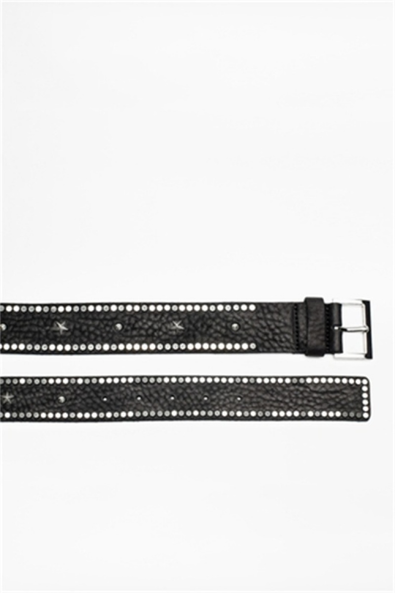 Black Zadig And Voltaire Starlight Belt | ZV-255839