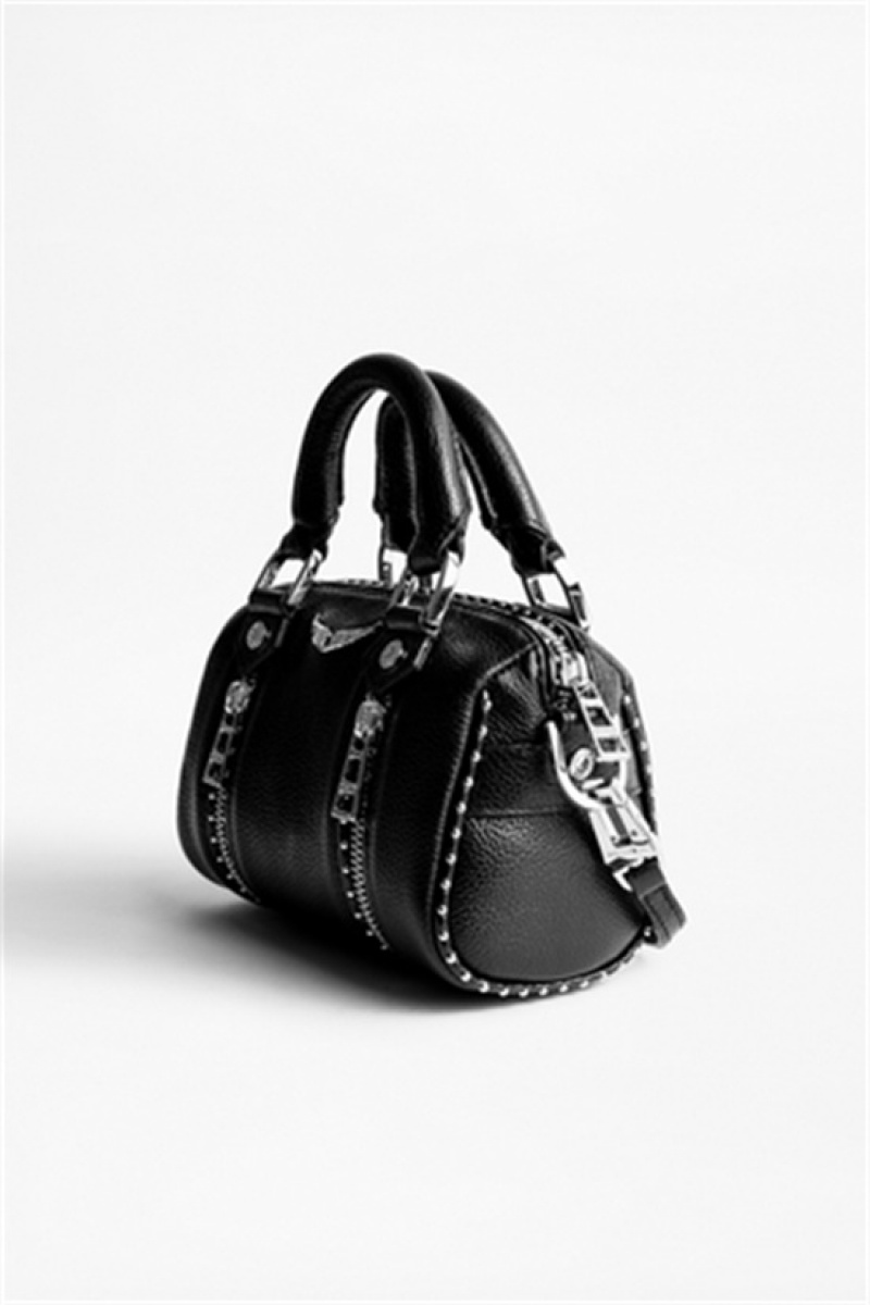 Black Zadig And Voltaire Sunny Nano Studs Bag | ZV-256068