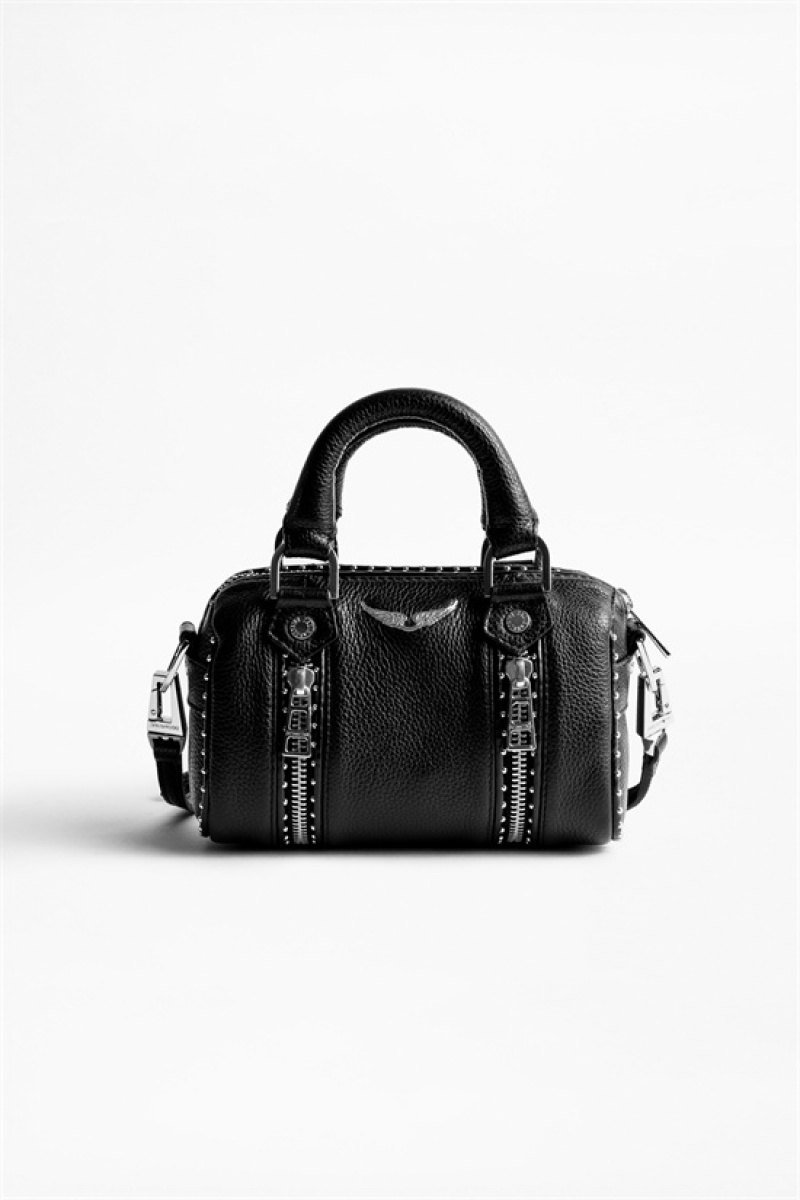 Black Zadig And Voltaire Sunny Nano Studs Bag | ZV-256068