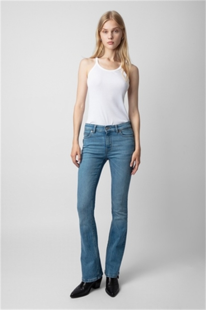 Blue Zadig And Voltaire Eclipse Jeans | ZV-256209