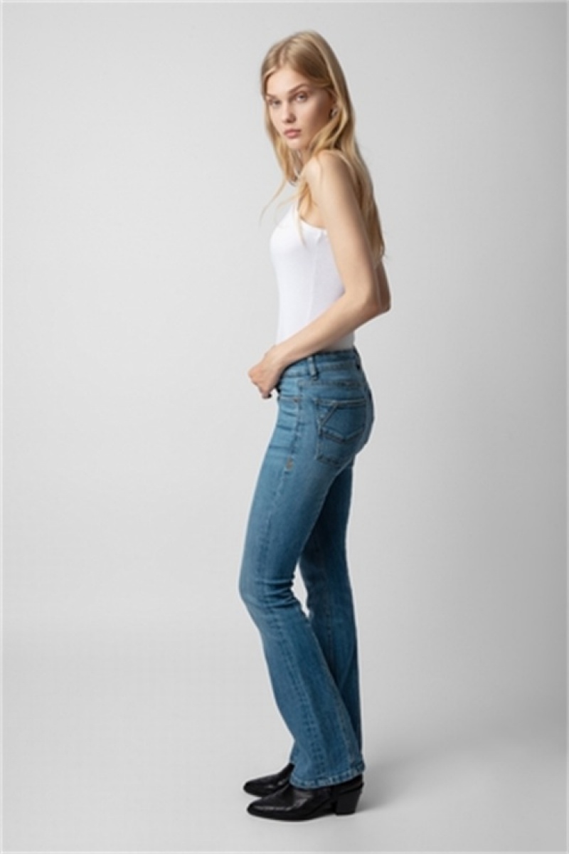 Blue Zadig And Voltaire Eclipse Jeans | ZV-256209