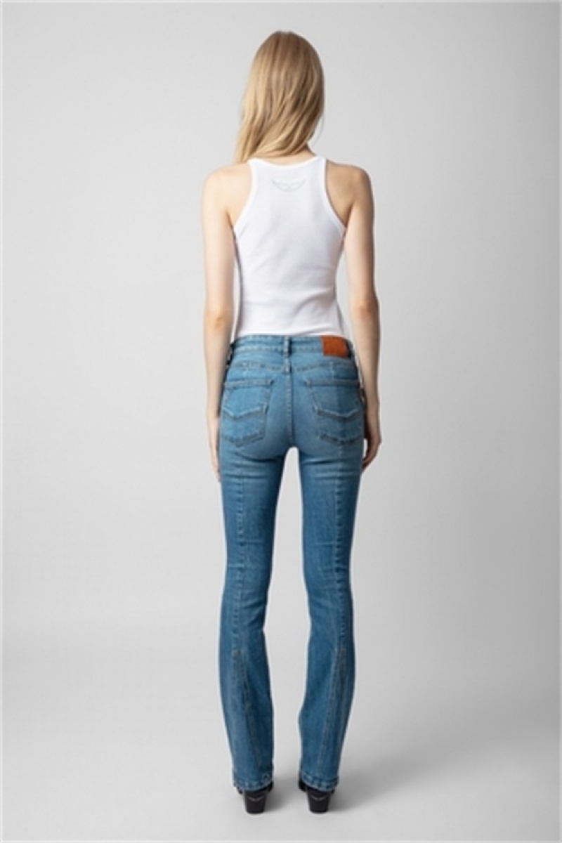 Blue Zadig And Voltaire Eclipse Jeans | ZV-256209