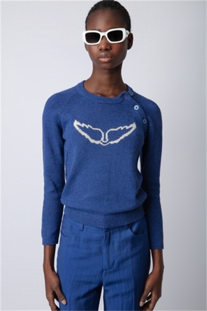 Deep Sea Zadig And Voltaire Regliss Wing Jumper | ZV-256422