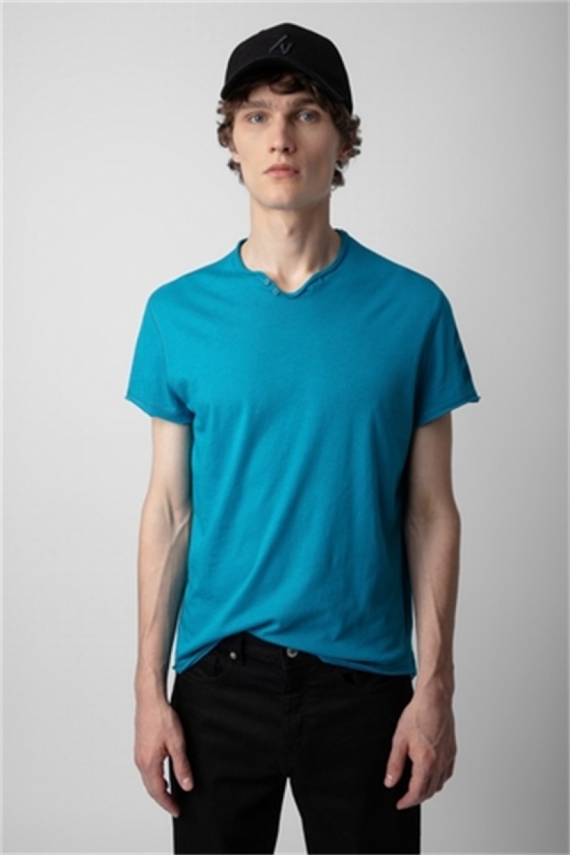 Duck Zadig And Voltaire Monasti Arrow Henley T-shirt | ZV-255689