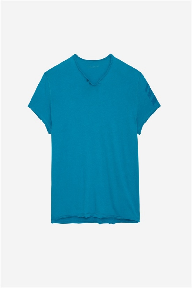 Duck Zadig And Voltaire Monasti Arrow Henley T-shirt | ZV-255689