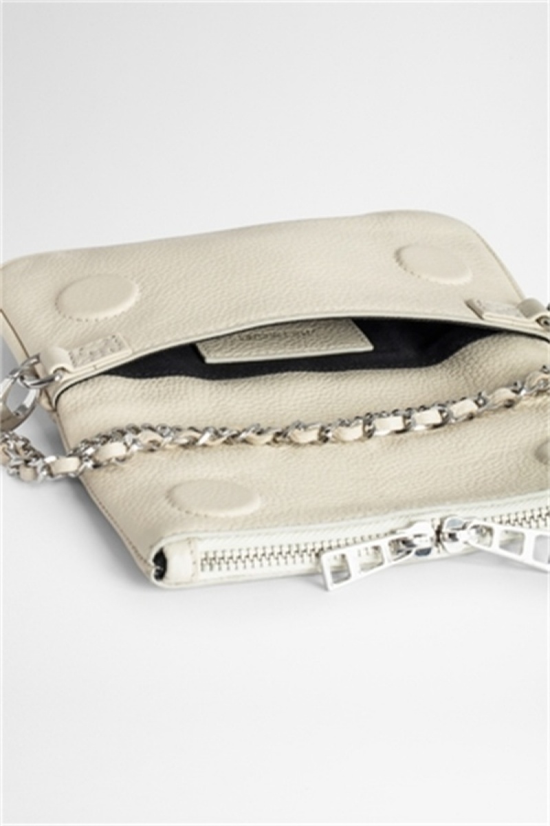 Flash Zadig And Voltaire Rock Nano Plumetis Bag | ZV-256159