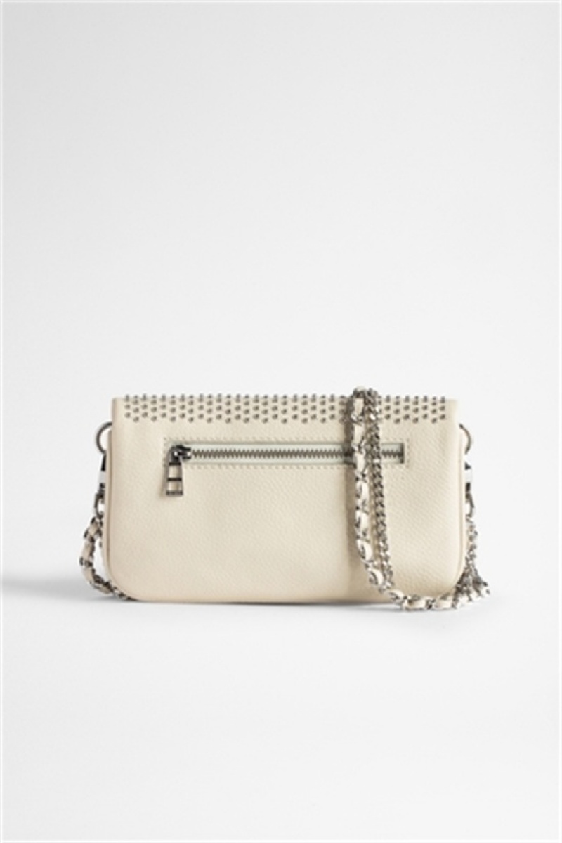 Flash Zadig And Voltaire Rock Nano Plumetis Bag | ZV-256159