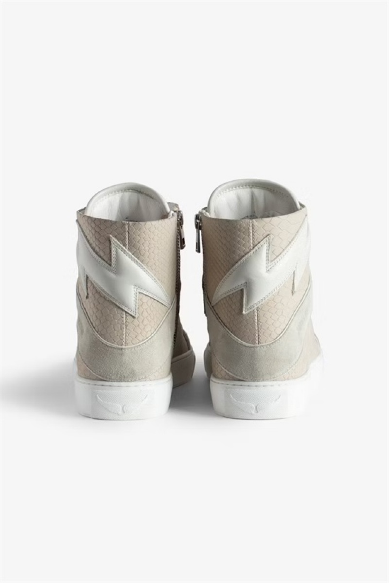 Flash Zadig And Voltaire ZV1747 High Flash Sneakers | ZV-255667