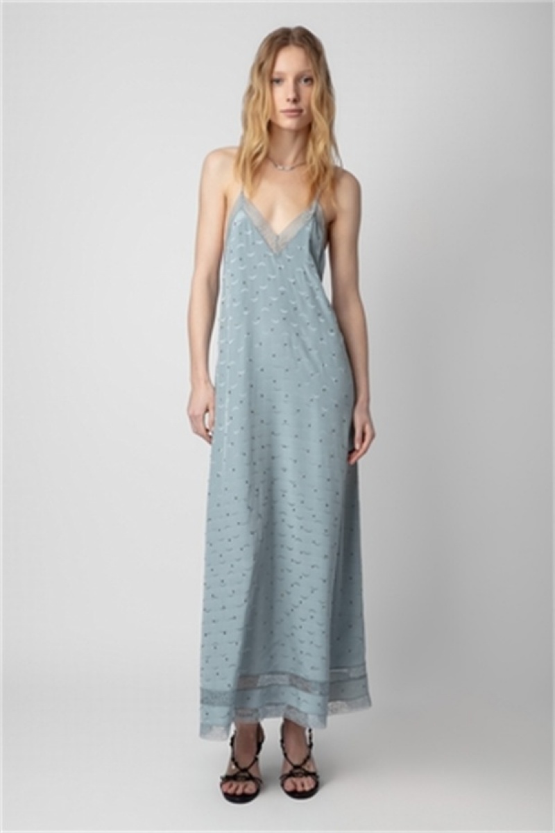 Glacier Zadig And Voltaire Reman Silk Dress | ZV-256395