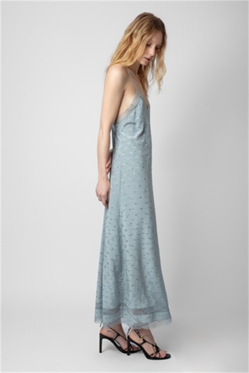 Glacier Zadig And Voltaire Reman Silk Dress | ZV-256395