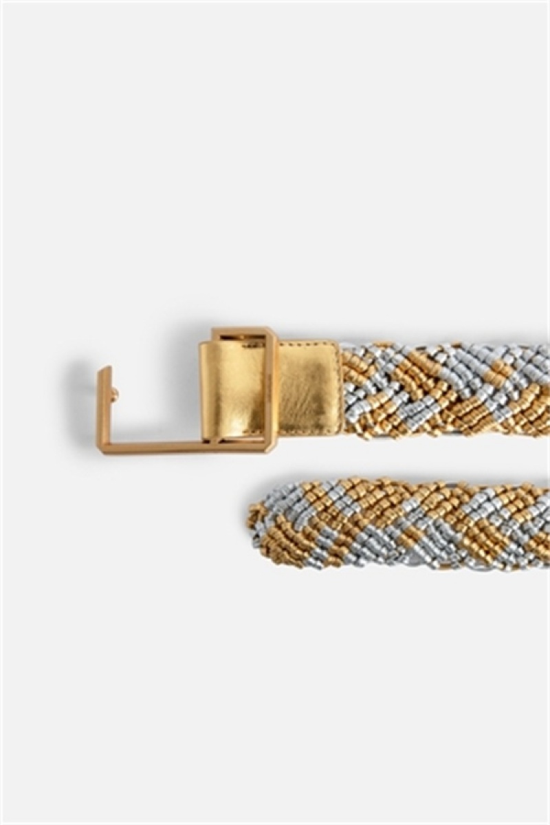 Gold Zadig And Voltaire La Cecilia Obsession Belt | ZV-255830