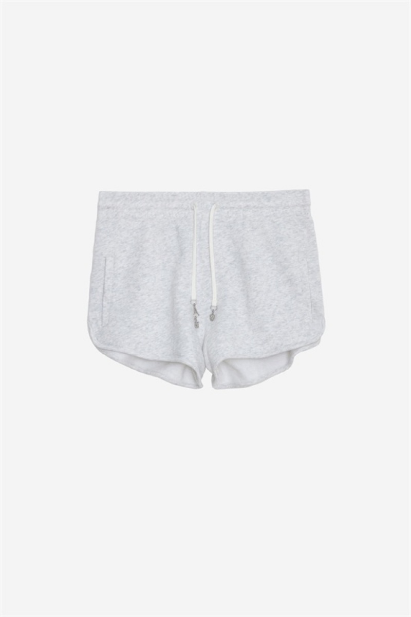 Gris Chine Clair Zadig And Voltaire Smile Shorts | ZV-256218