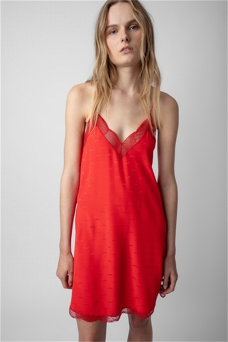 Japon Zadig And Voltaire Ristyz Silk Dress | ZV-256404