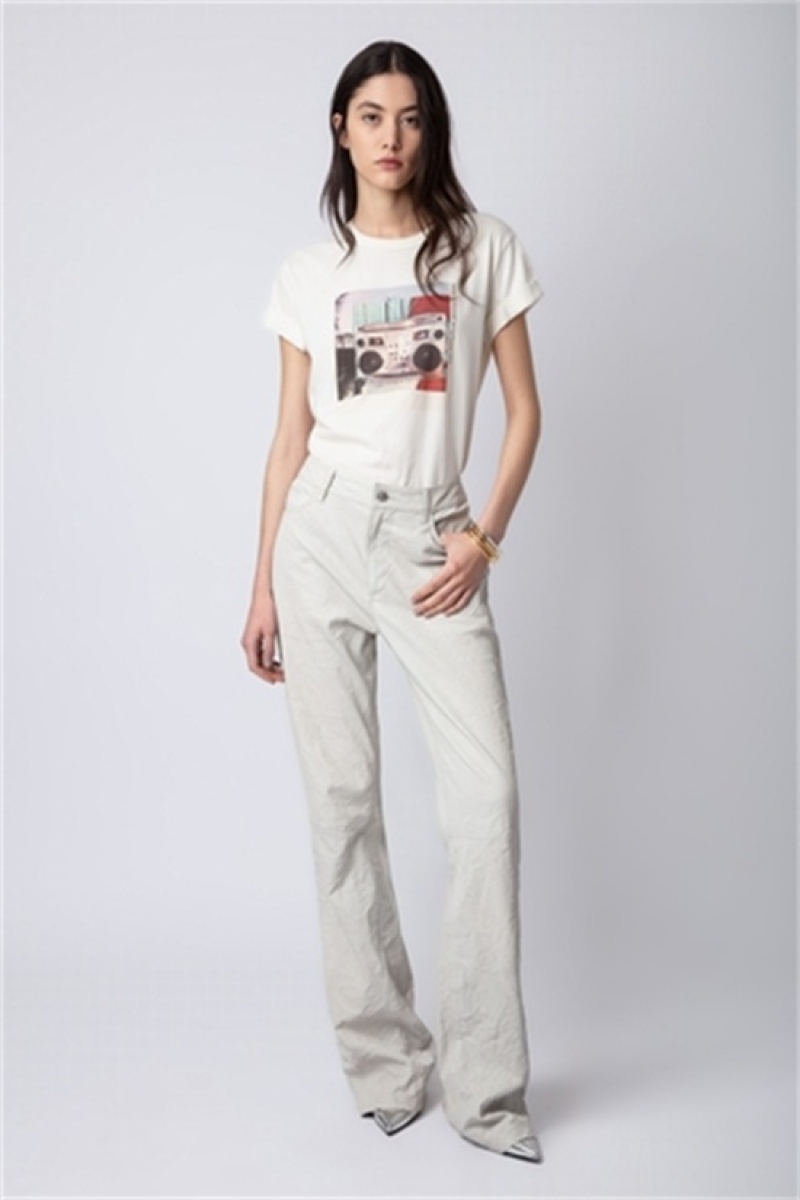 Judo Zadig And Voltaire Anya Photoprint T-shirt | ZV-256262