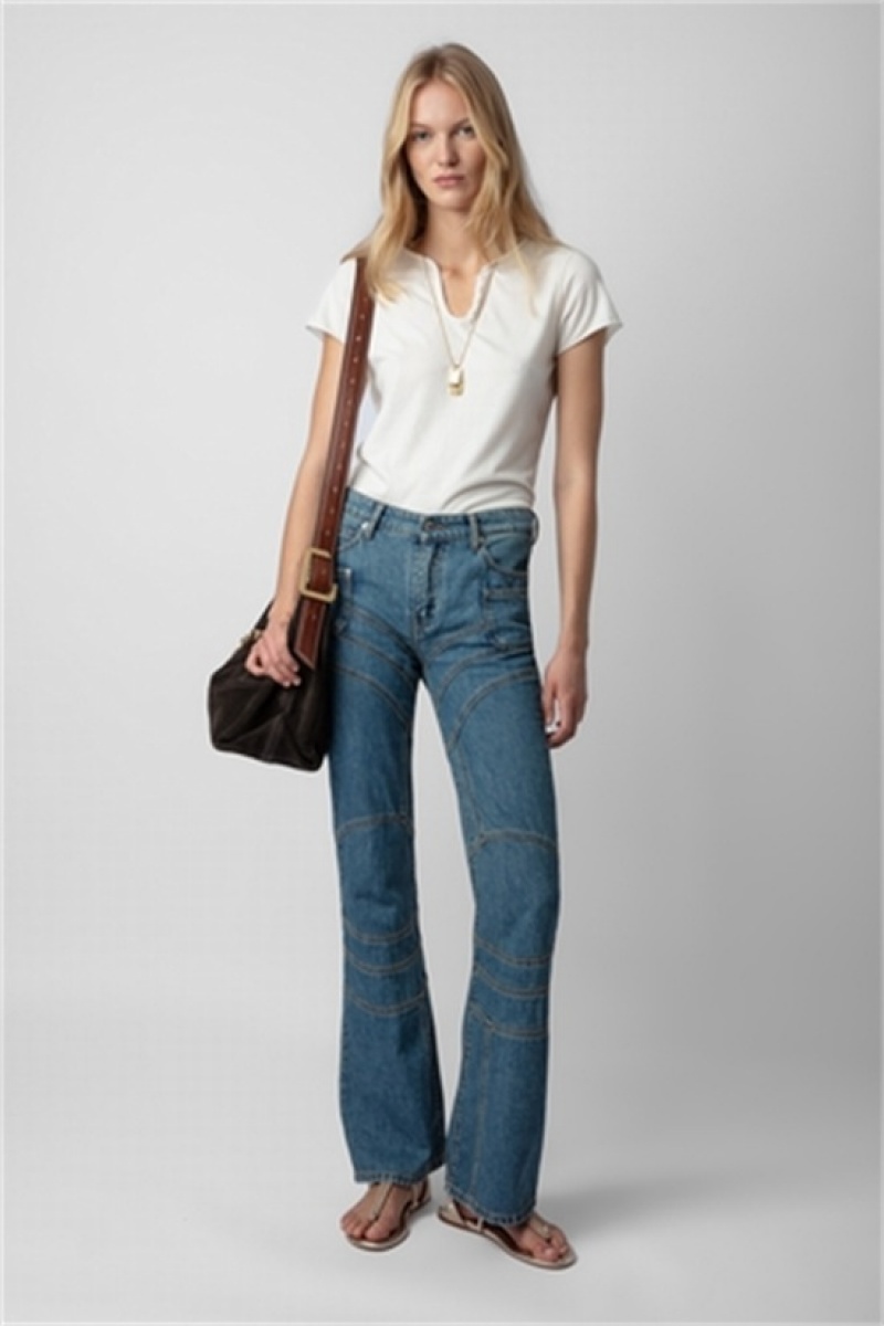 Judo Zadig And Voltaire Concert Crush Henley Top | ZV-256266