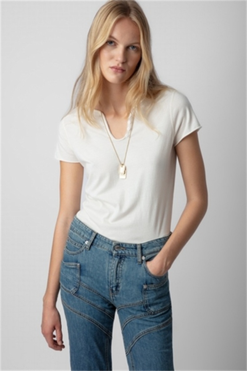 Judo Zadig And Voltaire Concert Crush Henley Top | ZV-256266