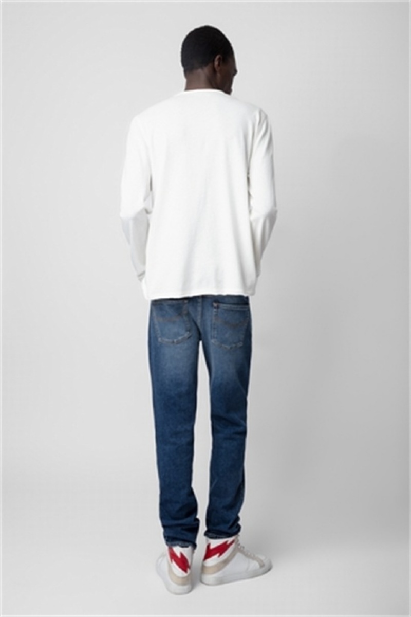 Judo Zadig And Voltaire Monastir Henley T-shirt | ZV-255704