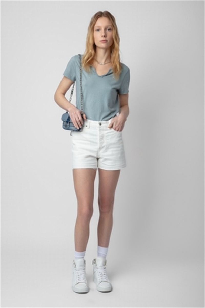 Judo Zadig And Voltaire Sissi Denim Shorts | ZV-256216