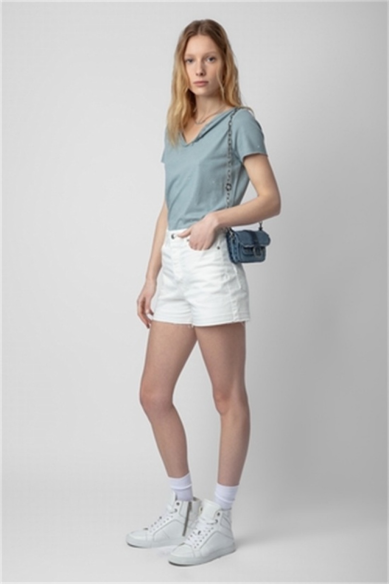 Judo Zadig And Voltaire Sissi Denim Shorts | ZV-256216