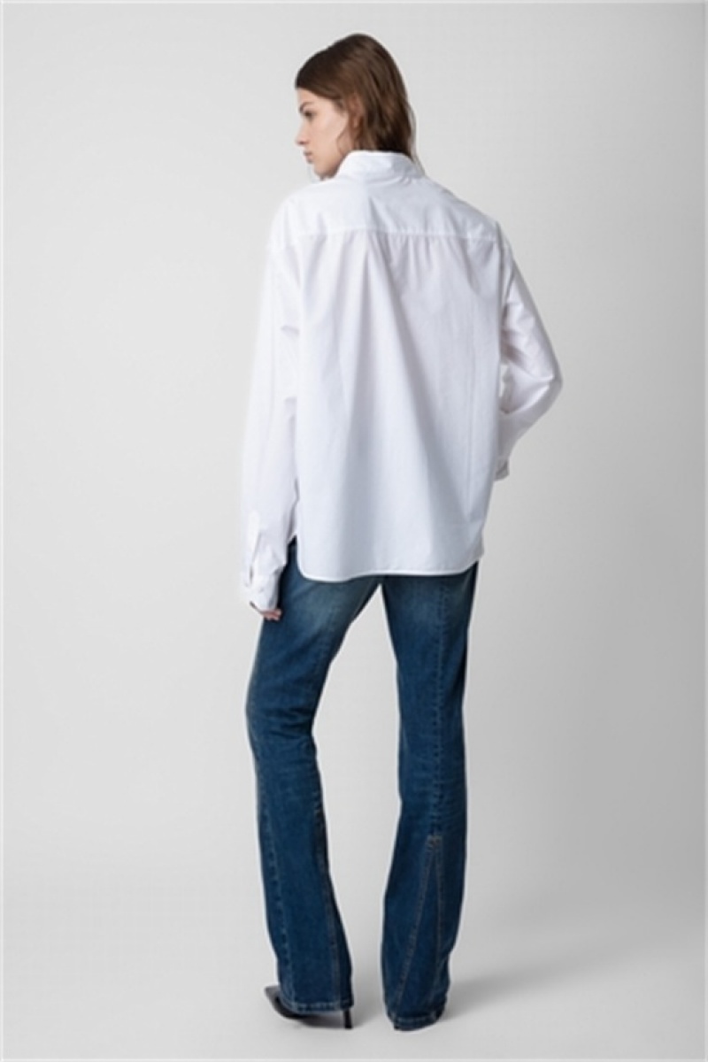 Judo Zadig And Voltaire Tyrone Popline Shirt | ZV-256328