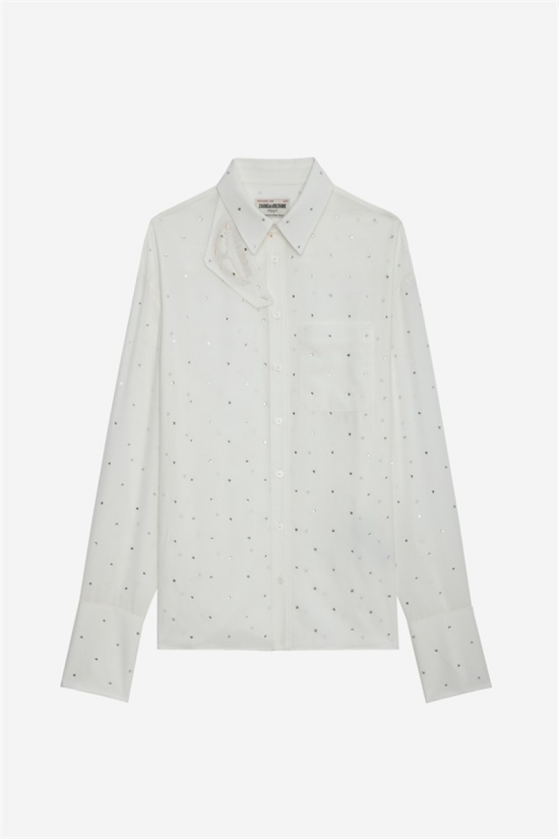 Judo Zadig And Voltaire Tyrone Strass Shirt | ZV-256330