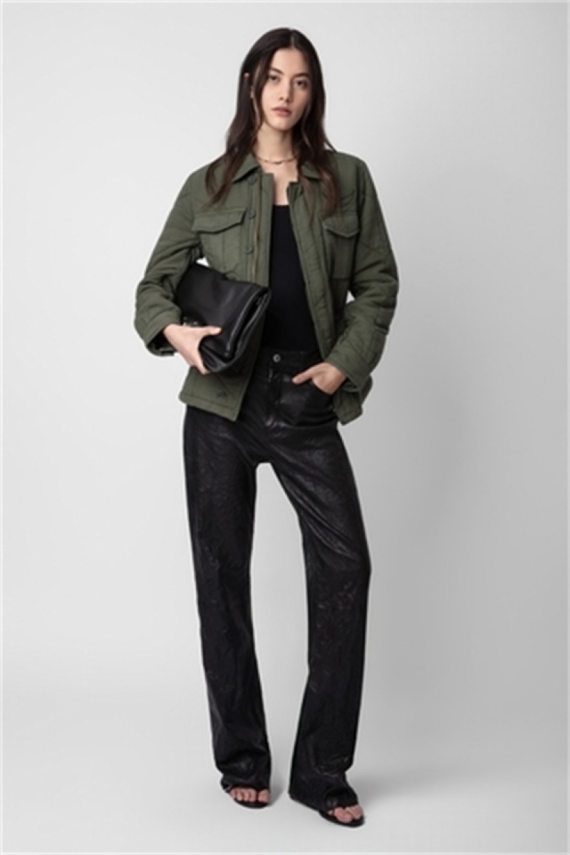 Kaki Zadig And Voltaire Kayak Jacket | ZV-256416