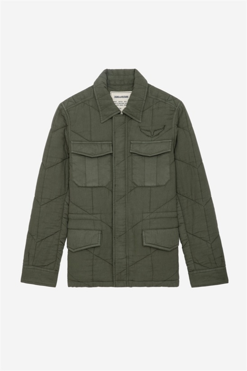 Kaki Zadig And Voltaire Kayak Jacket | ZV-256416