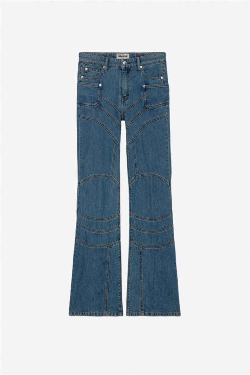 Light Blue Zadig And Voltaire Elvira Jeans | ZV-256202