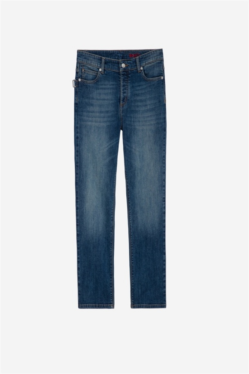 Medium Blue Zadig And Voltaire Boyfit Jeans | ZV-256211