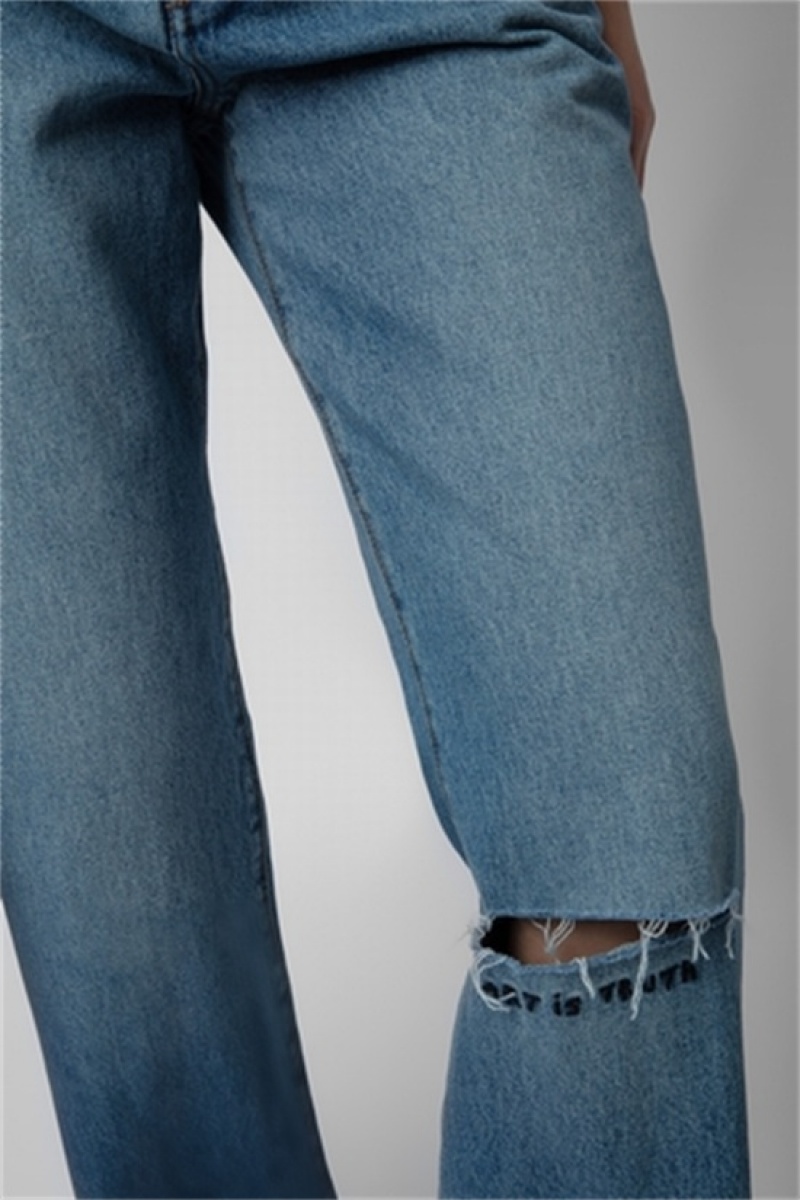 Medium Blue Zadig And Voltaire Evy Jeans | ZV-256208