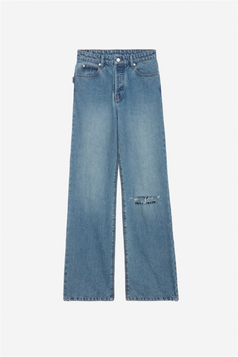 Medium Blue Zadig And Voltaire Evy Jeans | ZV-256208