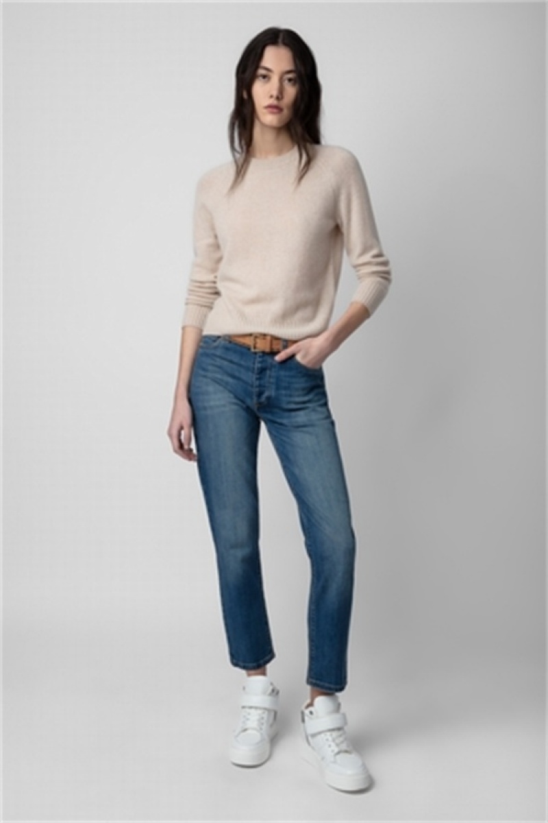 Medium Blue Zadig And Voltaire Mamma Eco Jeans | ZV-256205