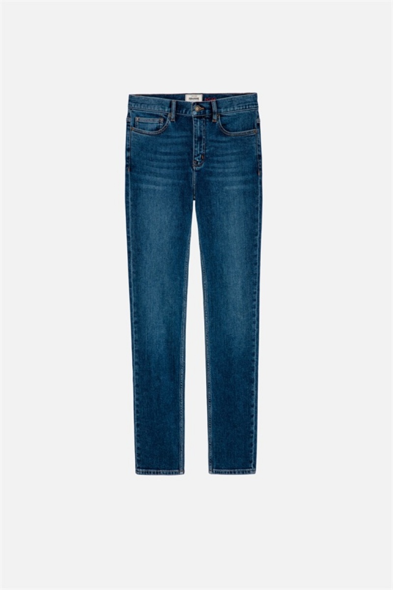 Medium Blue Zadig And Voltaire Mick Jeans | ZV-255736