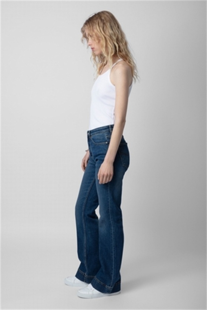 Medium Blue Zadig And Voltaire Vincente Jeans | ZV-256207