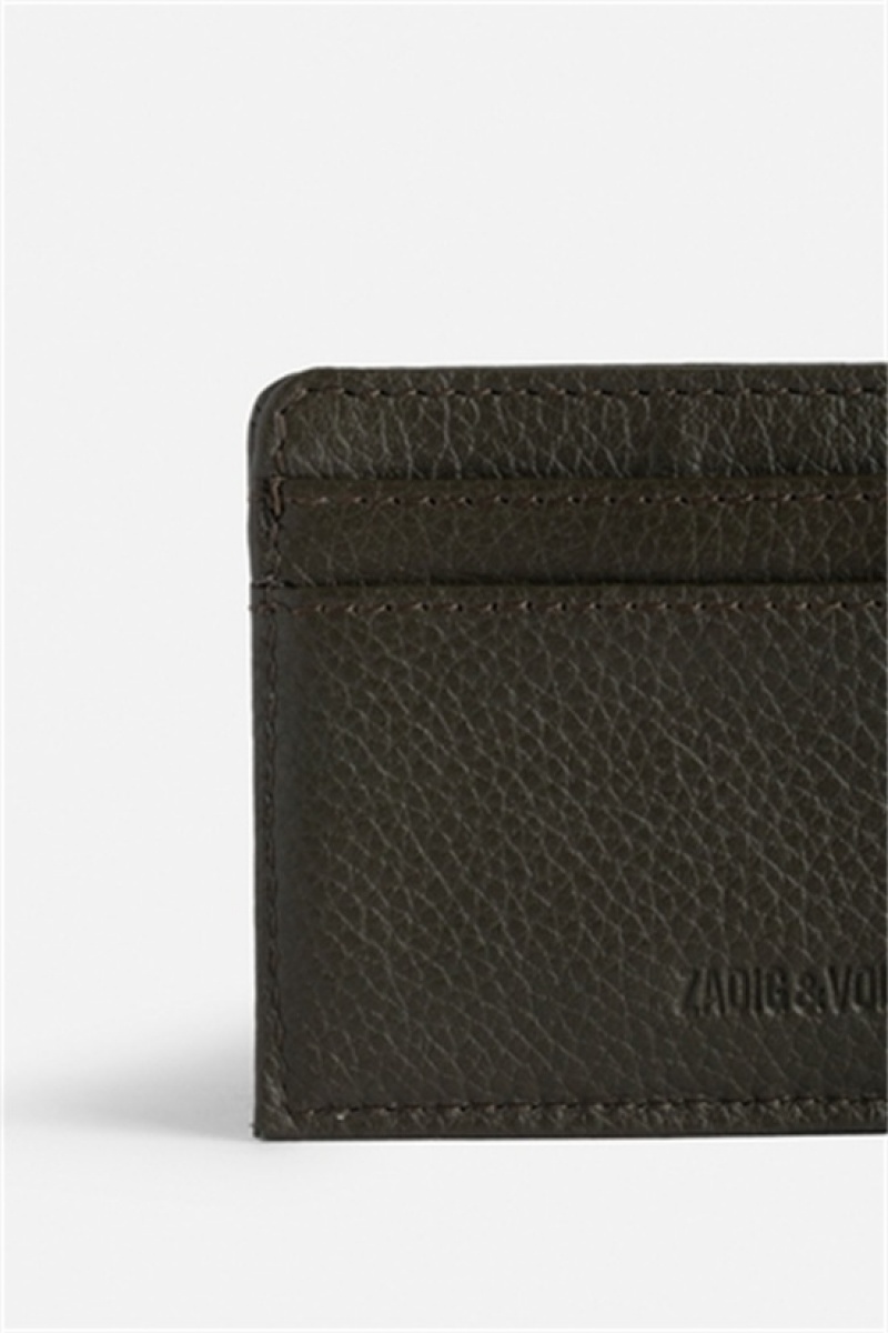 Military Zadig And Voltaire Pass Card Holder | ZV-255945