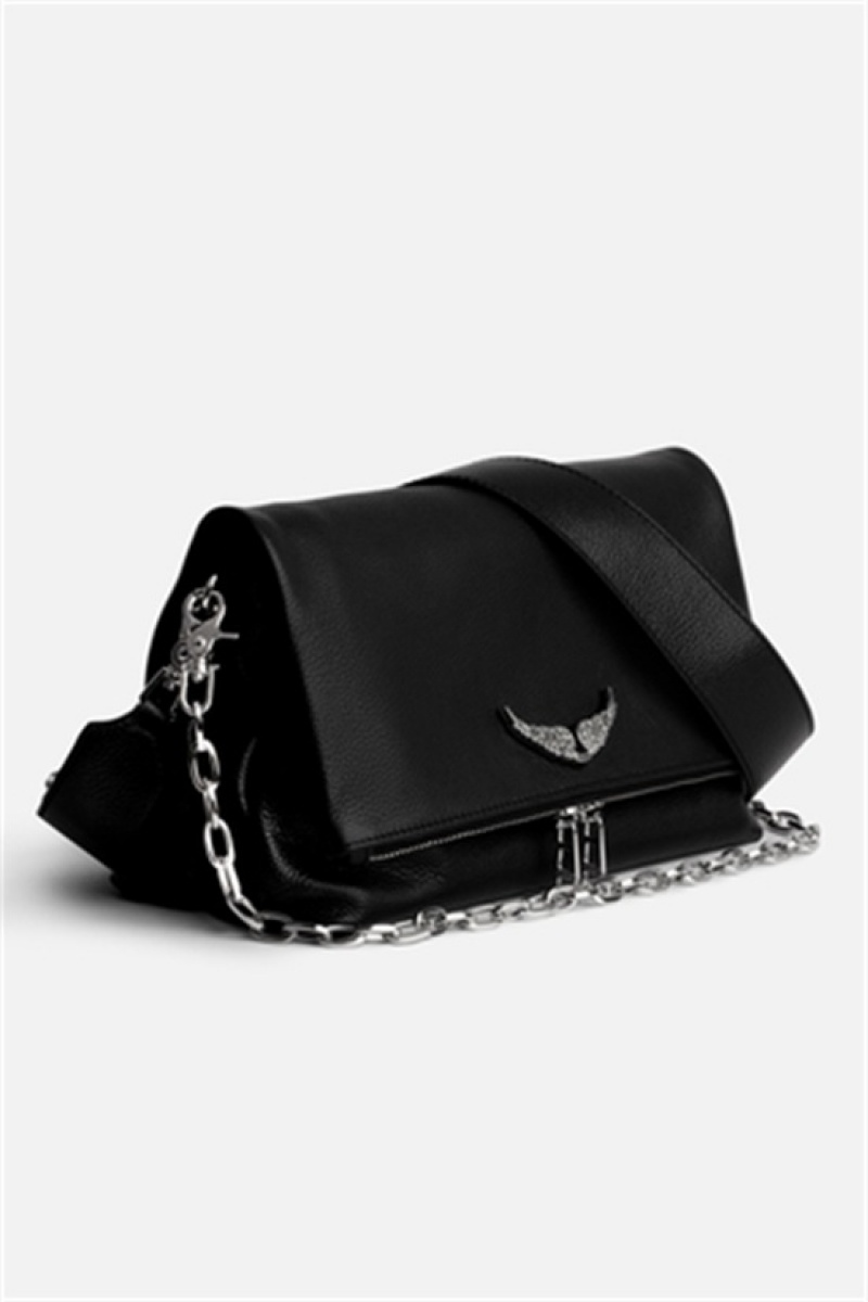 Noir Silver Zadig And Voltaire Rocky Swing Your Wings | ZV-256120