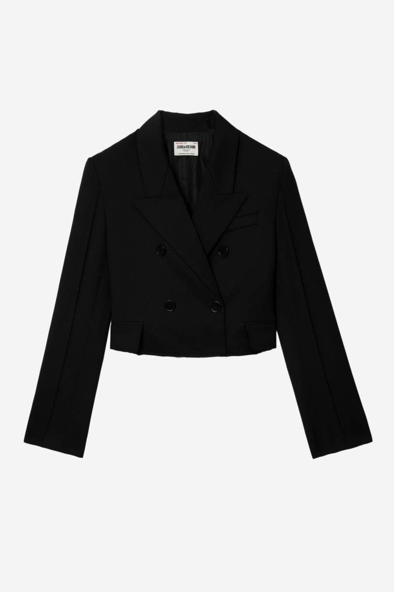 Noir Zadig And Voltaire Vito Blazer | ZV-256352